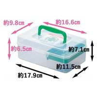 サナダ精工 ハンド救急箱 J9993 1セット(10個)（直送品）