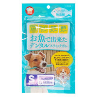 お魚で出来たデンタルスティックガム 白身魚味 Sサイズ 超小型犬・小型犬用 60g 3袋 F&BELL 犬用 おやつ
