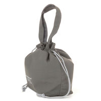 ランチ巾着トートバッグ ダークグレー LAKOLE/ラコレ