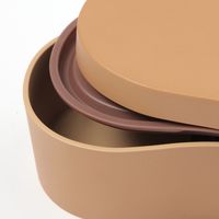 わっぱ風飯ごう型ランチボックス(L) ベージュ LAKOLE/ラコレ