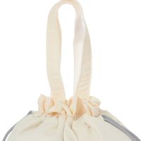 ランチ巾着トートバッグ アイボリー LAKOLE/ラコレ