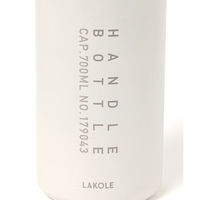 保温保冷 ハンドル付き真空ボトル(700ml) ホワイト LAKOLE/ラコレ