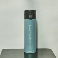 ワンタッチポータブルタンブラー(500ml) グリーン LAKOLE/ラコレ