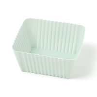 シリコンおかずカップ8点セット グリーン×グレー LAKOLE/ラコレ