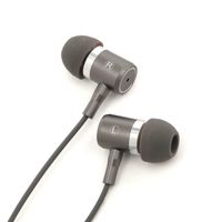 カナル型有線イヤホン チャコール LAKOLE/ラコレ