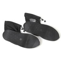 SHORT レインZIPシューズカバー ブラック [L]25.5～28cm(32cm以下の靴に対応) LAKOLE/ラコレ
