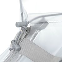 SHORT レインZIPシューズカバー クリア [M]23～25.5cm(27cm以下の靴に対応) LAKOLE/ラコレ