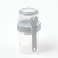 持ち手付きサラダボトル グレー LAKOLE/ラコレ