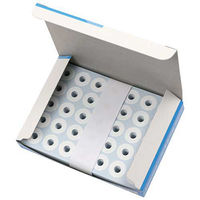 スマートバリュー パンチラベル 乳白色 2800片入 B302J 1セット(5箱)（直送品）