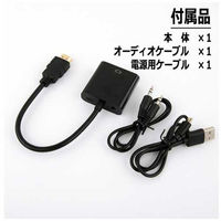 ルーメン 変換アダプタ HDMI-VGA LAD-HDMIVGA 1個（直送品）