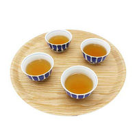 アサヒ興洋 木製トレーノンスリップ丸型 L NC22-05 1セット(5枚)（直送品）