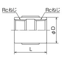 オンダ製作所 SMS3型 ステンレスソケット リブ付(テーパねじ) SUS316 SMS3-06 1個（直送品）
