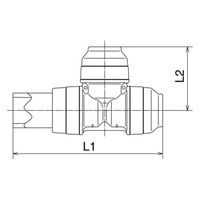 オンダ製作所 WPT16型 HIVP変換チーズ WPT16A-201316-S 1個（直送品）