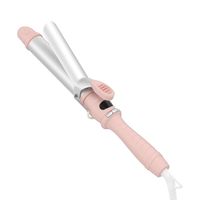 数量限定　SALONIA（サロニア）　セラミックカールヘアアイロン メロウコーラルピンク  32mm I-ne