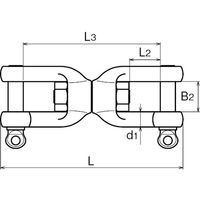 浅野金属工業 スイベルCC/13 AK4261 1セット(10個)（直送品）