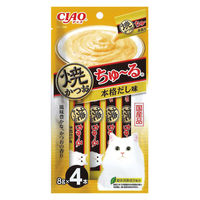 いなば CIAO チャオ 焼かつおちゅ～る 猫 本格だし味 国産（8g×4本）2袋 キャットフード 猫用 おやつ