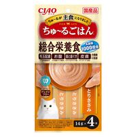 いなば CIAO チャオ ちゅ～るごはん 猫 総合栄養食 とりささみ 国産（14g×4本）6袋 ちゅーる キャットフード 猫用 おやつ