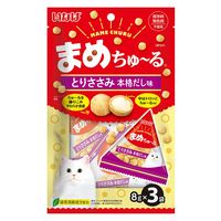 いなば まめちゅ～る とりささみ 本格だし味（8g×3袋）3袋 キャットフード 猫用 おやつ