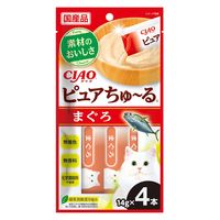 いなば CIAO チャオ ピュアちゅーる 猫 まぐろ 国産（14g×4本）6袋 ちゅ～る キャットフード ウェット 猫用 おやつ