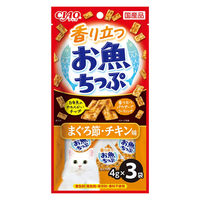 いなば CIAO チャオ 香り立つお魚ちっぷ まぐろ節・チキン味 国産（4g×3袋）6袋 キャットフード 猫用 おやつ