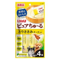 いなば ピュアちゅ～る とりささみ チーズ入り 国産（14g×4本）6袋 ドッグフード 犬用 おやつ