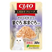 いなば CIAO チャオ こだわりフレーク まぐろ 本まぐろ入り 国産 30g 96袋 キャットフード ウェット パウチ