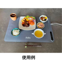 富士商 Felio フードウォーマー大判 料理食事保温シリコン製プレート 温度調節 BW601 1個（直送品）