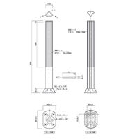 保安道路企画 ソフトデリネーター SDーBWY800 ホワイト 両面:青 SD010003-08 1本（直送品）