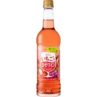 リラ いちごとロゼワイン やや甘口 ペット 720ml 1セット(1本×12) サントネージュ フルーツワイン