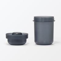 無印良品 トッピングカップ付き ランチカプセル 黒 ３５０ｍＬ 良品計画