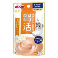 腎活 1歳頃からシニア猫まで まぐろとささみペースト 国産 40g 1セット（1袋×12）アイシア キャットフード 猫用