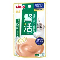 腎活 1歳頃からシニア猫まで まぐろとかつおペースト 国産 40g 1セット（1袋×48）アイシア キャットフード 猫用