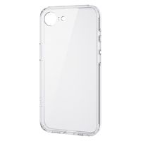 iPhone 16e ケース ハイブリッド 衝撃吸収 メタルステッカー付 クリア PM-A25SHVCKKCR エレコム 1個（直送品）