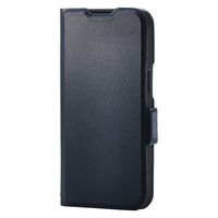 iPhone 16e ケース レザー カードケース機能付(ポケット×3) ネイビー PM-A25SPLFY3NV エレコム 1個（直送品）