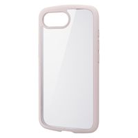 iPhone 16e ケース ハイブリッド メタルステッカー付 ピンク PM-A25STSLFCPN エレコム 1個（直送品）