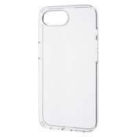 iPhone 16e ケース ソフト 衝撃吸収 メタルステッカー付 クリスタル クリア PM-A25SUCT3CR エレコム 1個（直送品）