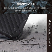 iPhone 16e ケース ソフト 滑りにくいグリップテクスチャー ブラック PMWA25SZEROGBK エレコム 1個（直送品）