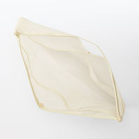 無印良品 ナイロンメッシュバッグインバッグ Ａ４サイズ用 アイボリー 良品計画