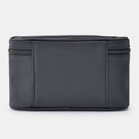 無印良品 ナイロン手付ポーチ 薄型 黒 約２０．５×６×１２．５ｃｍ 良品計画