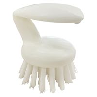 キッチンブラシ 握りやすい ゴシゴシ洗える まな板・ザル・調理器具洗い ホワイト 日本製 1セット（1個×5）まめいた