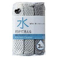 キッチンスポンジ 水だけで洗える アクリルスポンジ 油汚れ・茶シブがスッキリ キズつけにくい 1セット（1個（3個入）×5）まめいた