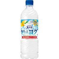 サントリー天然水 きりっとヨグ 朝摘みレモン＆ヨーグルト味 冷凍兼用 590ml 1箱（24本入）
