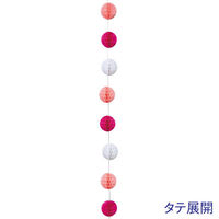 アルファ ハニカムボールガーランド(ツートンピンク) TC8-2002P 1本（直送品）