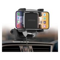 カシムラ 【車載用】吸盤タイプ自動開閉式ワイヤレス充電ホルダー KW-55 1台（直送品）