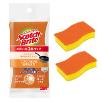 スリーエム（3M）スコッチブライト ハイブリッド貼り合わせスポンジ 抗菌 キッチン 食器 オレンジ HBE-2PSM（2個入×5）