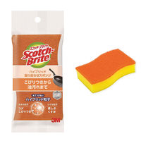 スリーエム（3M）スコッチブライト ハイブリッド貼り合わせスポンジ 抗菌 キッチン 食器 オレンジ HB-21KE-H（1個入×5）