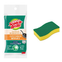 スリーエム（3M）スコッチブライト ハイブリッド貼り合わせスポンジ 抗菌 キッチン 食器 グリーン HB-21KG-H（1個入×5）