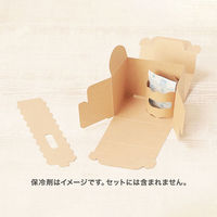 サガシキ 手提カットケーキ箱 スペーサー付0.5号SSS 4582673770191 1セット(1袋(50枚入)×2)（直送品）