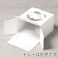 サガシキ 白ムジデコ箱5号 H130 4582673771846 1セット(1袋(25枚入)×4)（直送品）