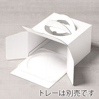 サガシキ 白ムジデコ箱5号 H130 4582673771853 1セット(1袋(25枚入)×12)（直送品）